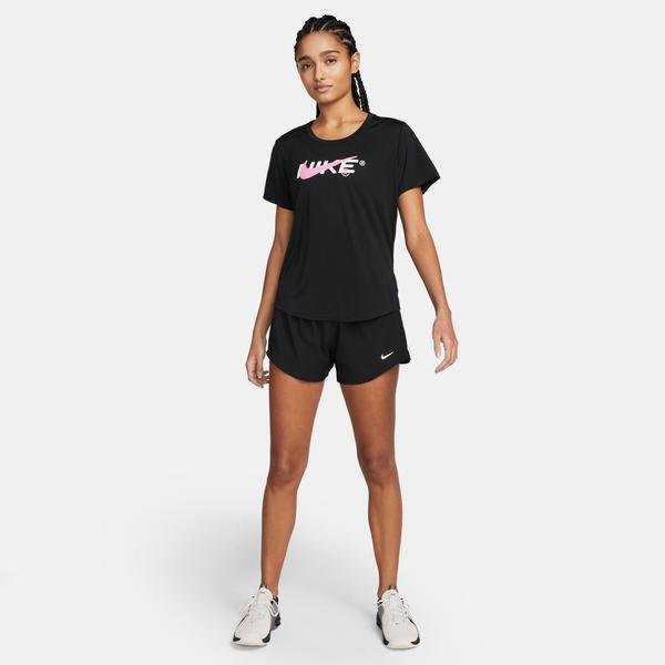 Nike One Dri-Fit Mid Rise 8cm Kadın Siyah Şort