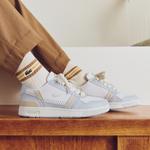 Lacoste T-Clip Monogram Kadın Beyaz Sneaker