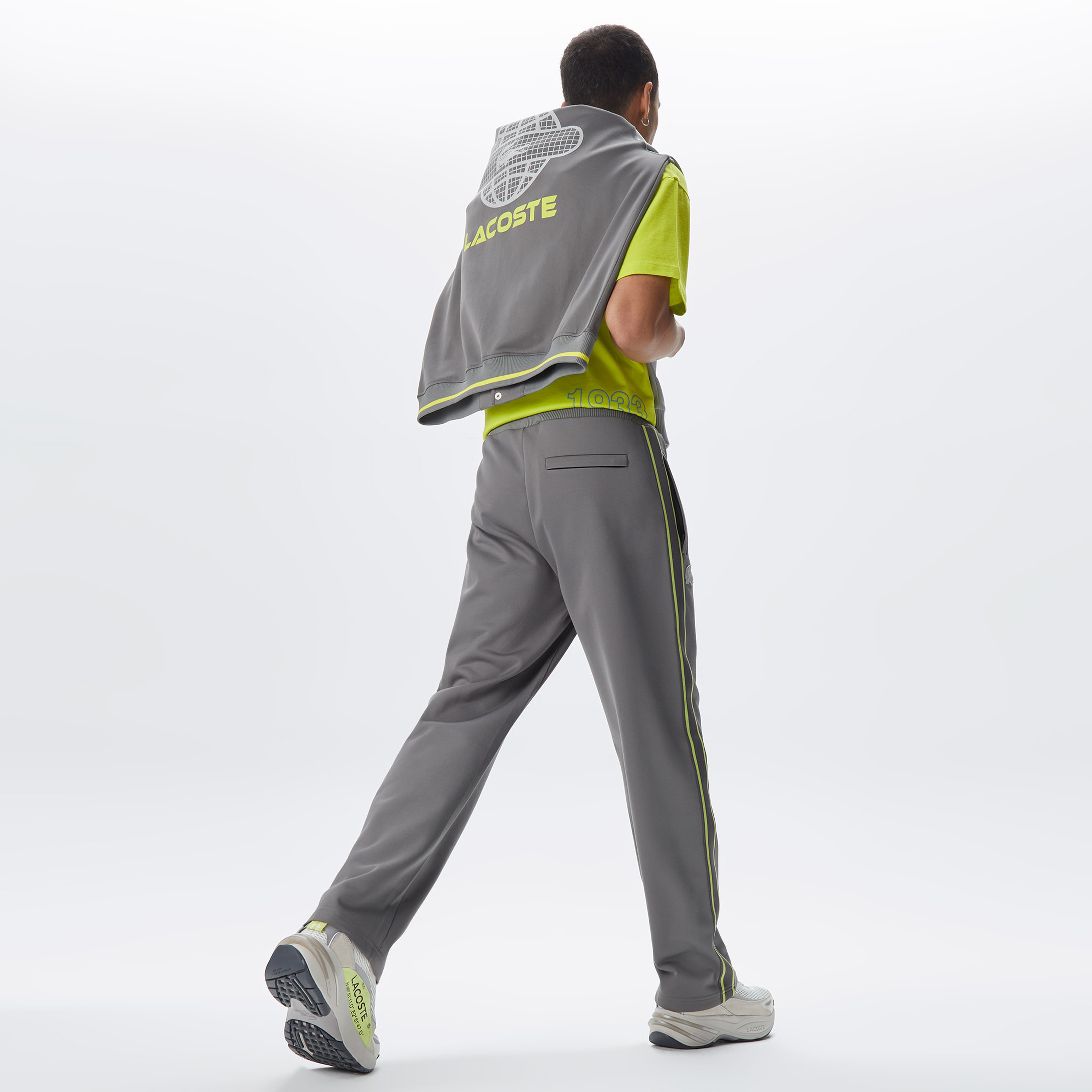 Lacoste House of SuperStep X Lacoste Erkek Gri Eşofman Altı