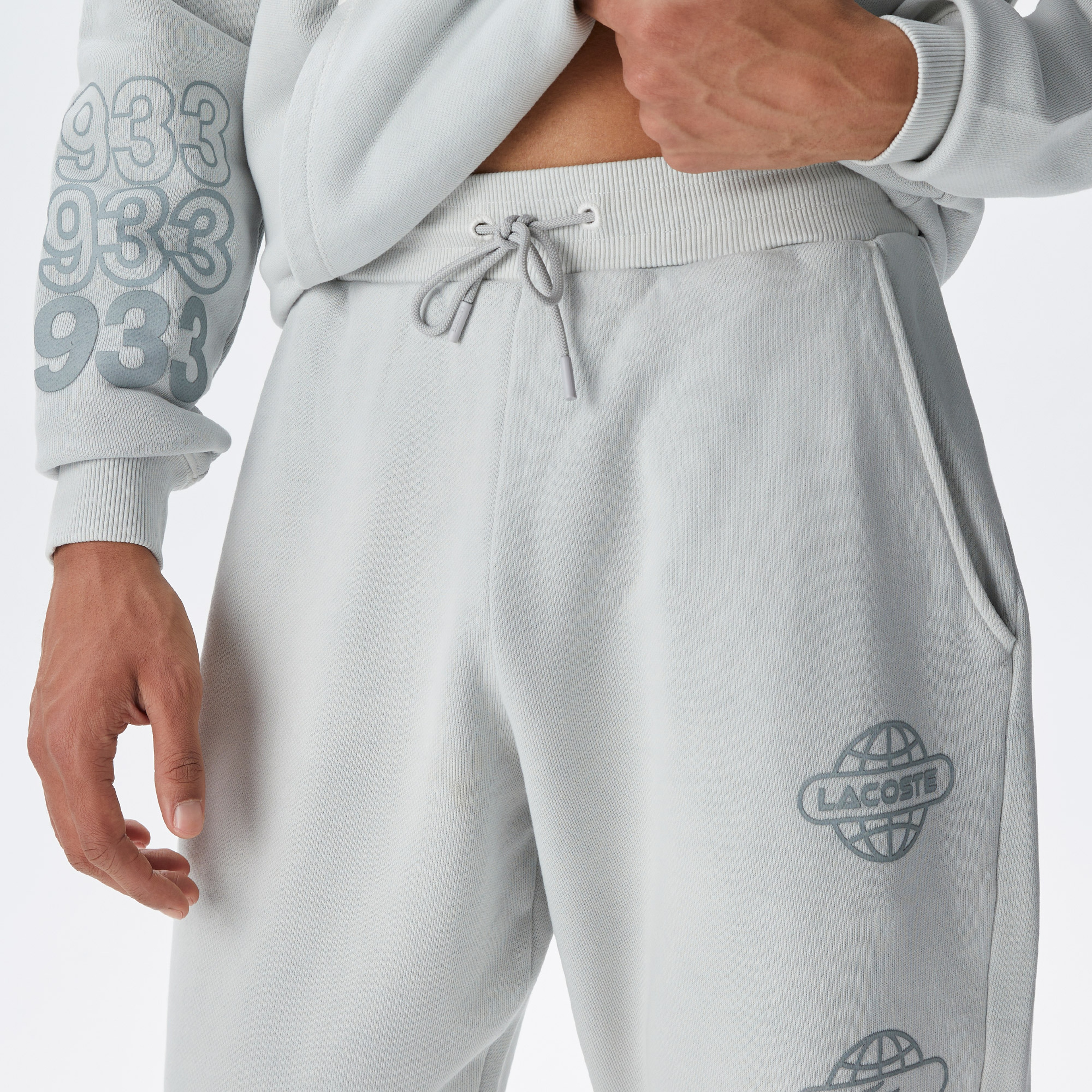 Lacoste House of SuperStep X Lacoste Kadın Gri Eşofman Altı