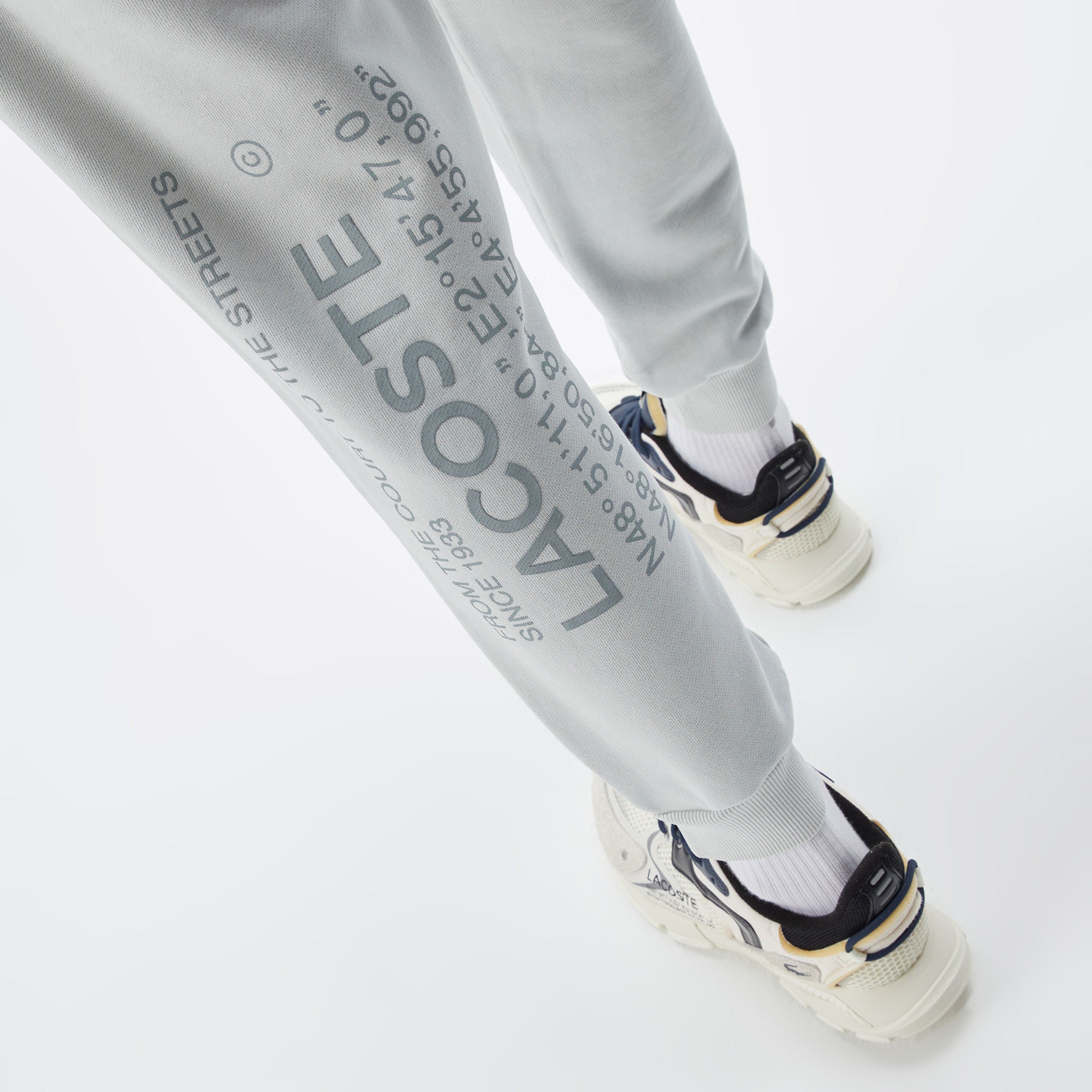 Lacoste House of SuperStep X Lacoste Kadın Gri Eşofman Altı