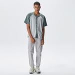 Lacoste House of SuperStep X Lacoste Erkek Gri/Yeşil Gömlek