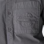 Lacoste X House of SuperStep Erkek Gri Gömlek