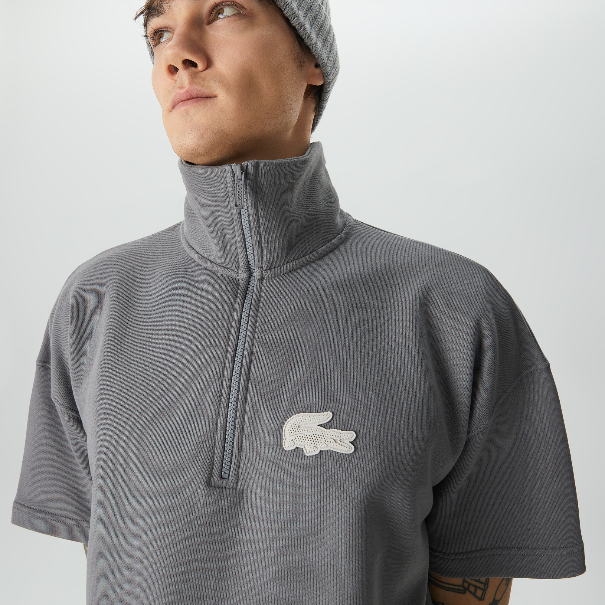 Lacoste House of SuperStep X Lacoste Erkek Gri PoloXSSH2461| Occasion