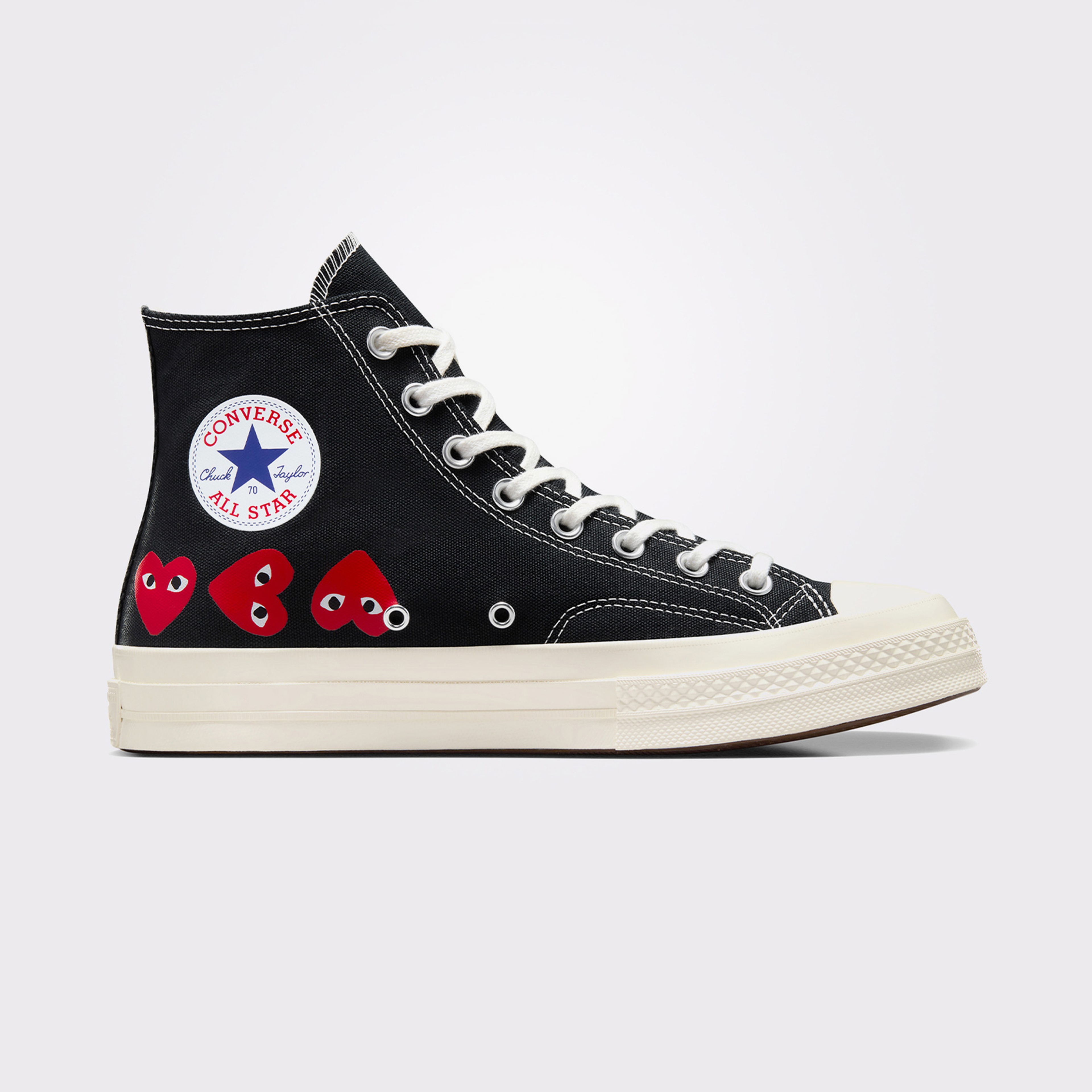 Converse x Comme des Garçons Play Chuck 70 Siyah Unisex Sneaker