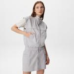 Lacoste X House of SuperStep Kadın Gri Yelek