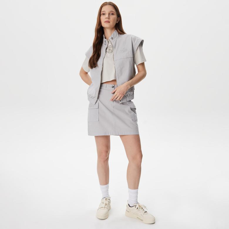 Lacoste X House of SuperStep Kadın Gri Yelek