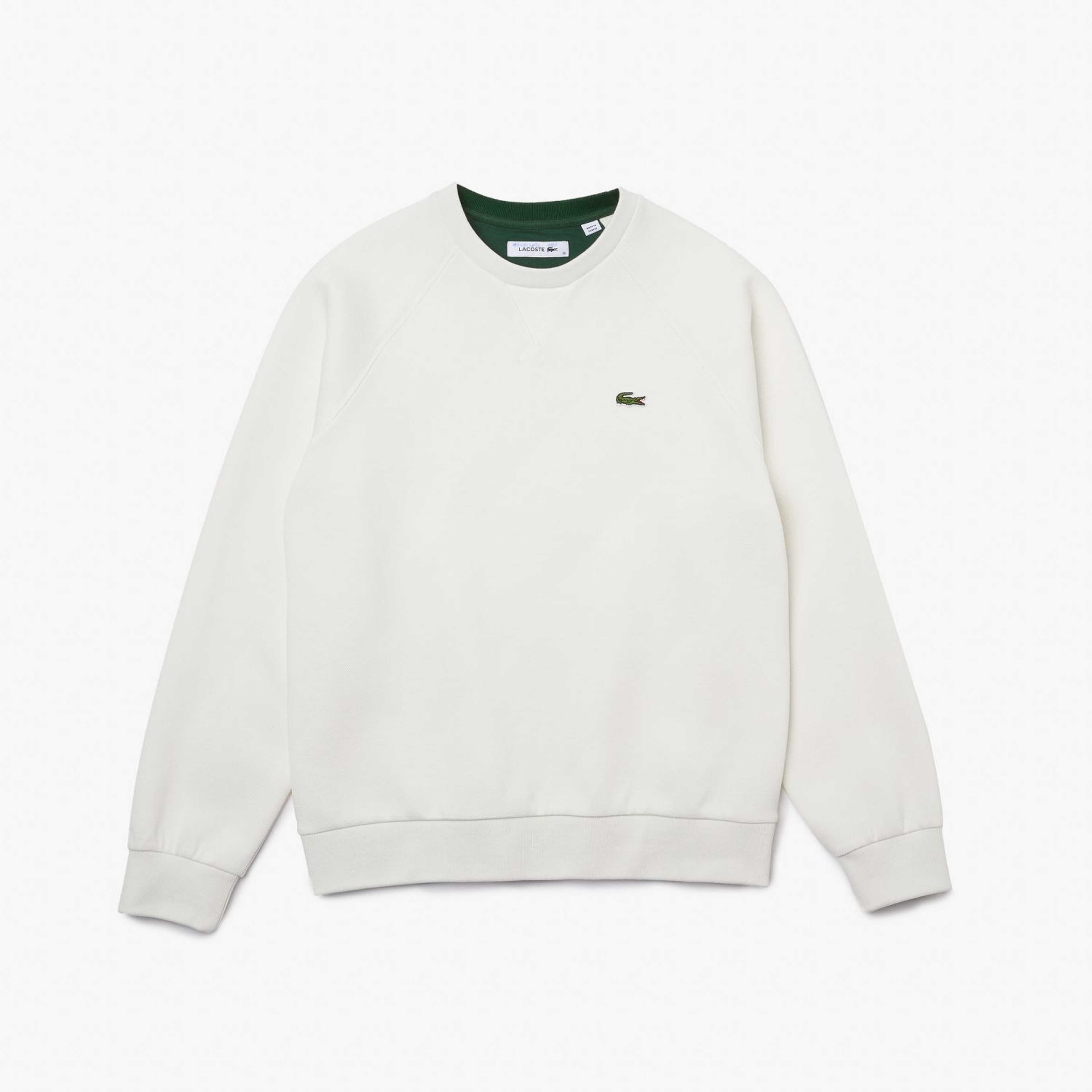 Kadın Regular Fit Bisiklet Yaka Beyaz Sweatshirt
