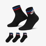 Nike Sportswear Everyday Essential Unisex Siyah Çorap