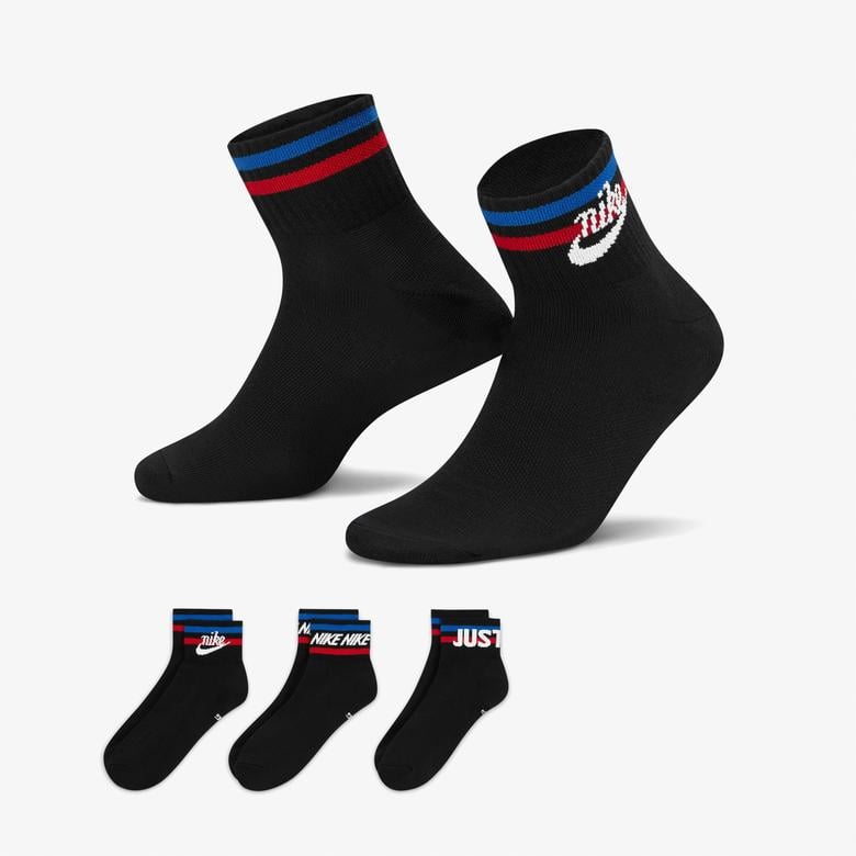 Nike Sportswear Everyday Essential Unisex Siyah Çorap