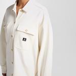 Converse Active Utility Shirt Kadın Krem Ceket