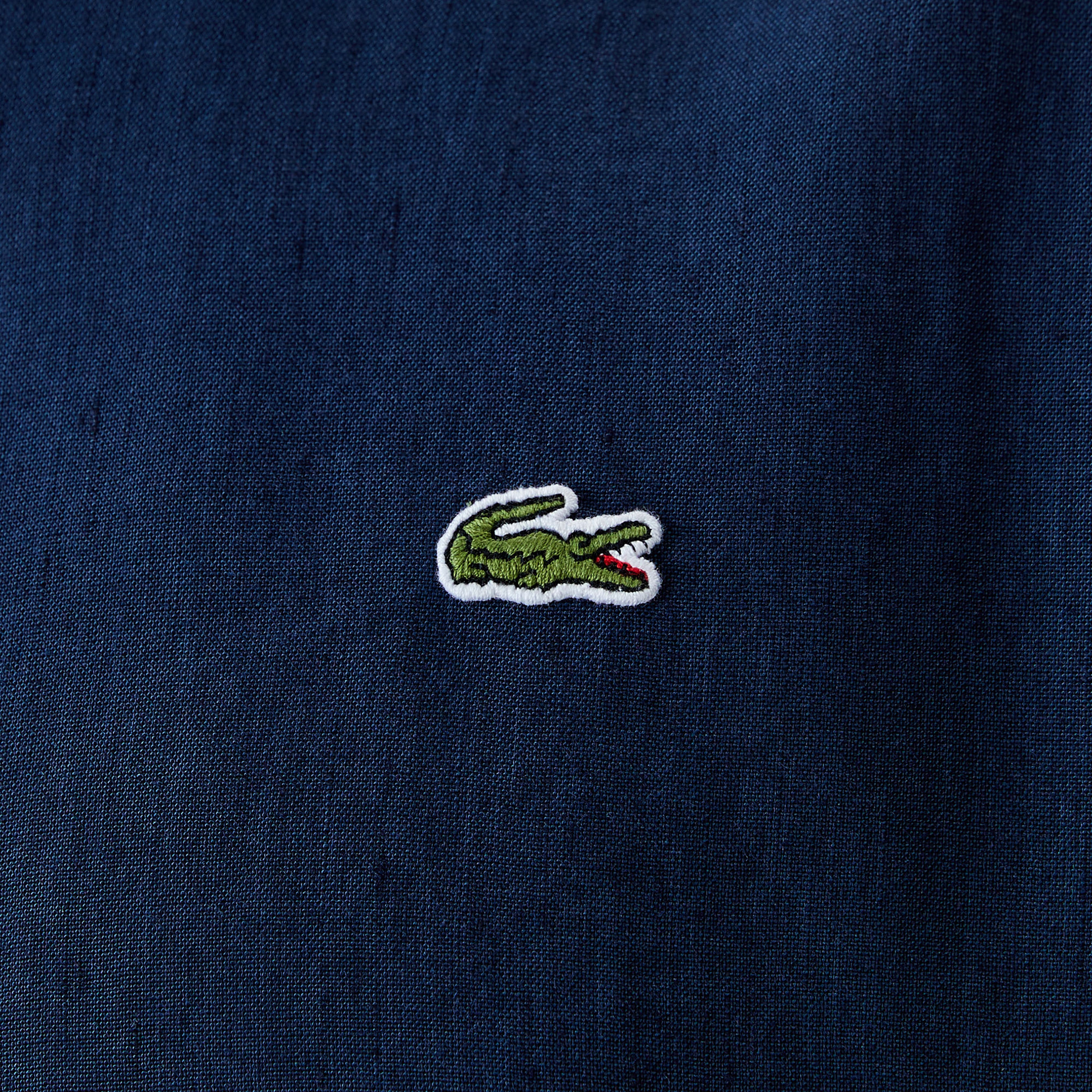 Erkek Regular Fit Keten Lacivert Gömlek