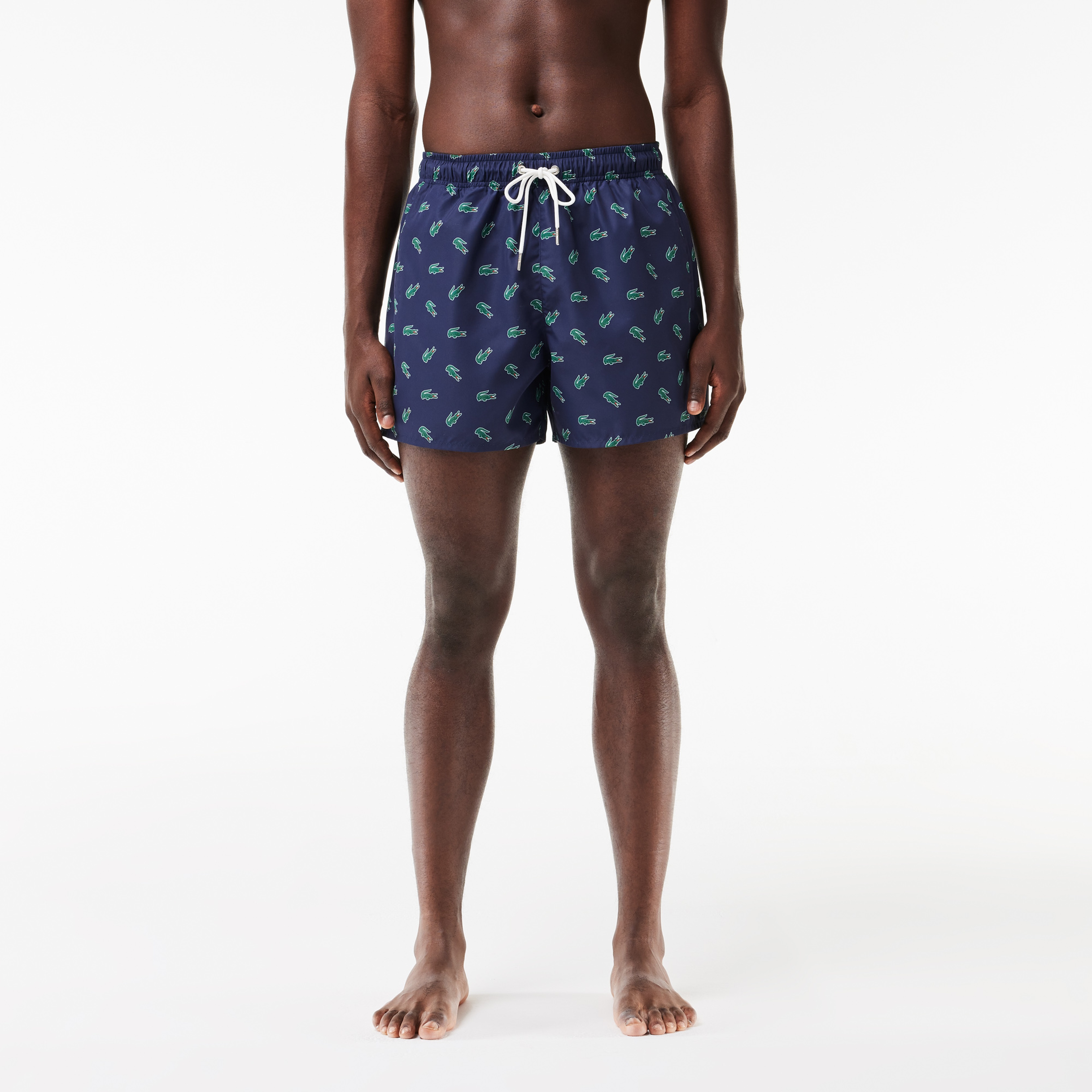 Erkek Desenli Lacivert Mayo