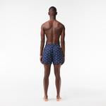 Erkek Desenli Lacivert Mayo