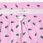 Erkek Desenli Pembe Mayo Şort