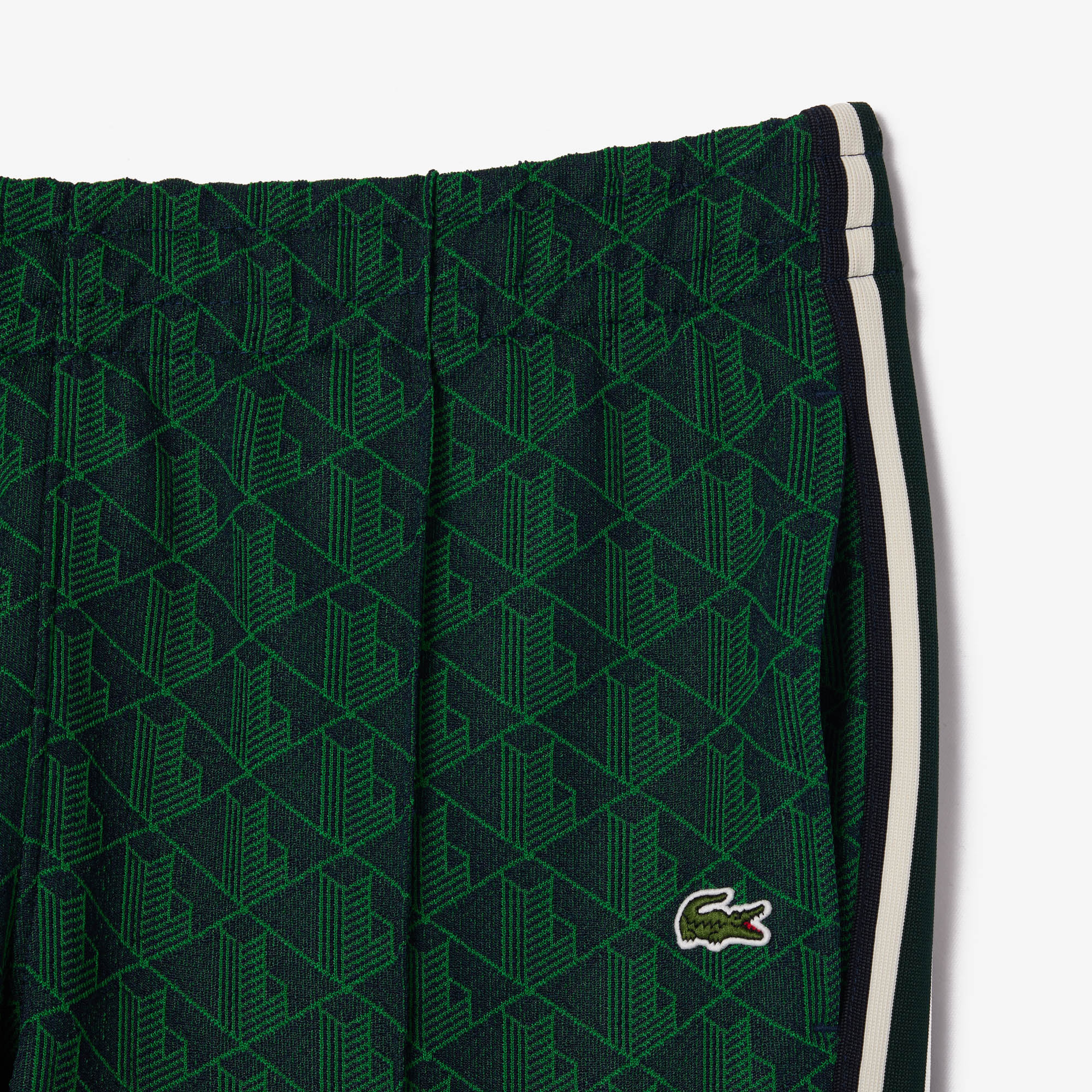 Lacoste Erkek Regular Fit Monogram Yeşil Eşofman Altı