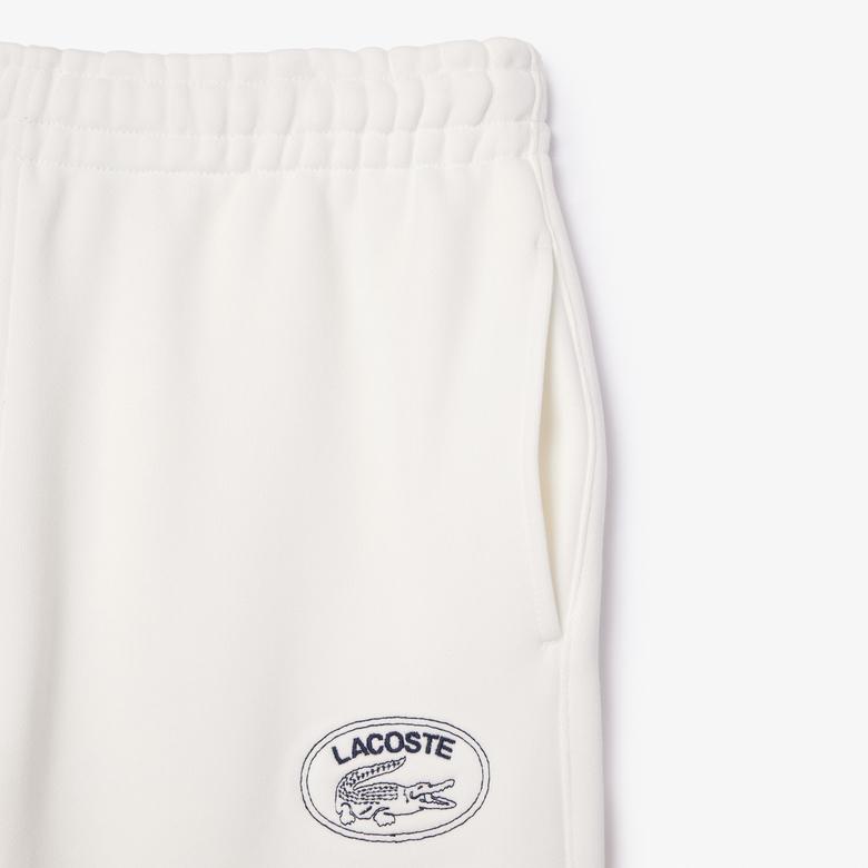 Lacoste Embroidered Kadın Beyaz Eşofman Altı