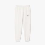 Lacoste Embroidered Kadın Beyaz Eşofman Altı