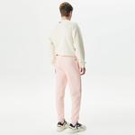 Lacoste Embroidered Kadın Pembe Eşofman Altı