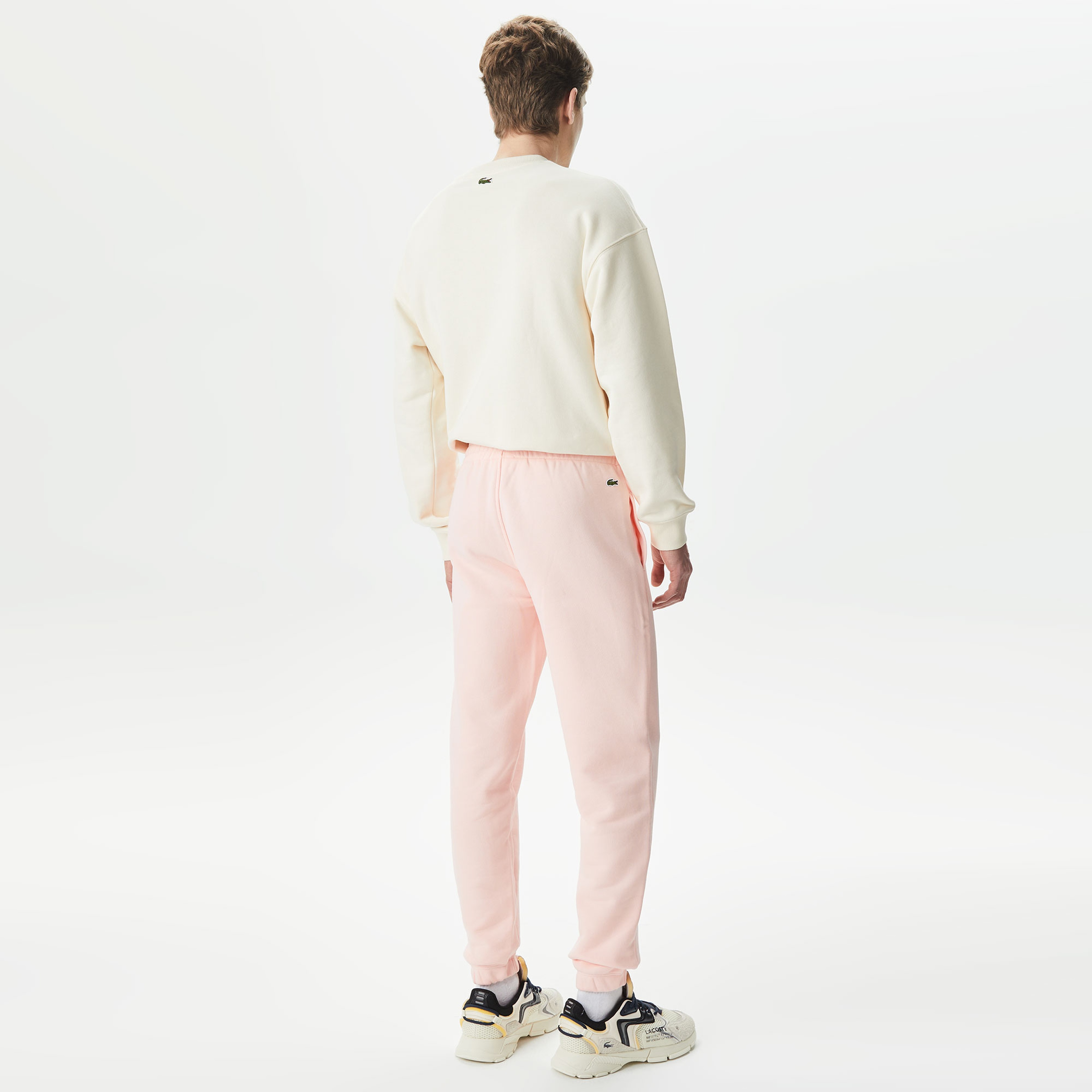 Lacoste Embroidered Kadın Pembe Eşofman Altı