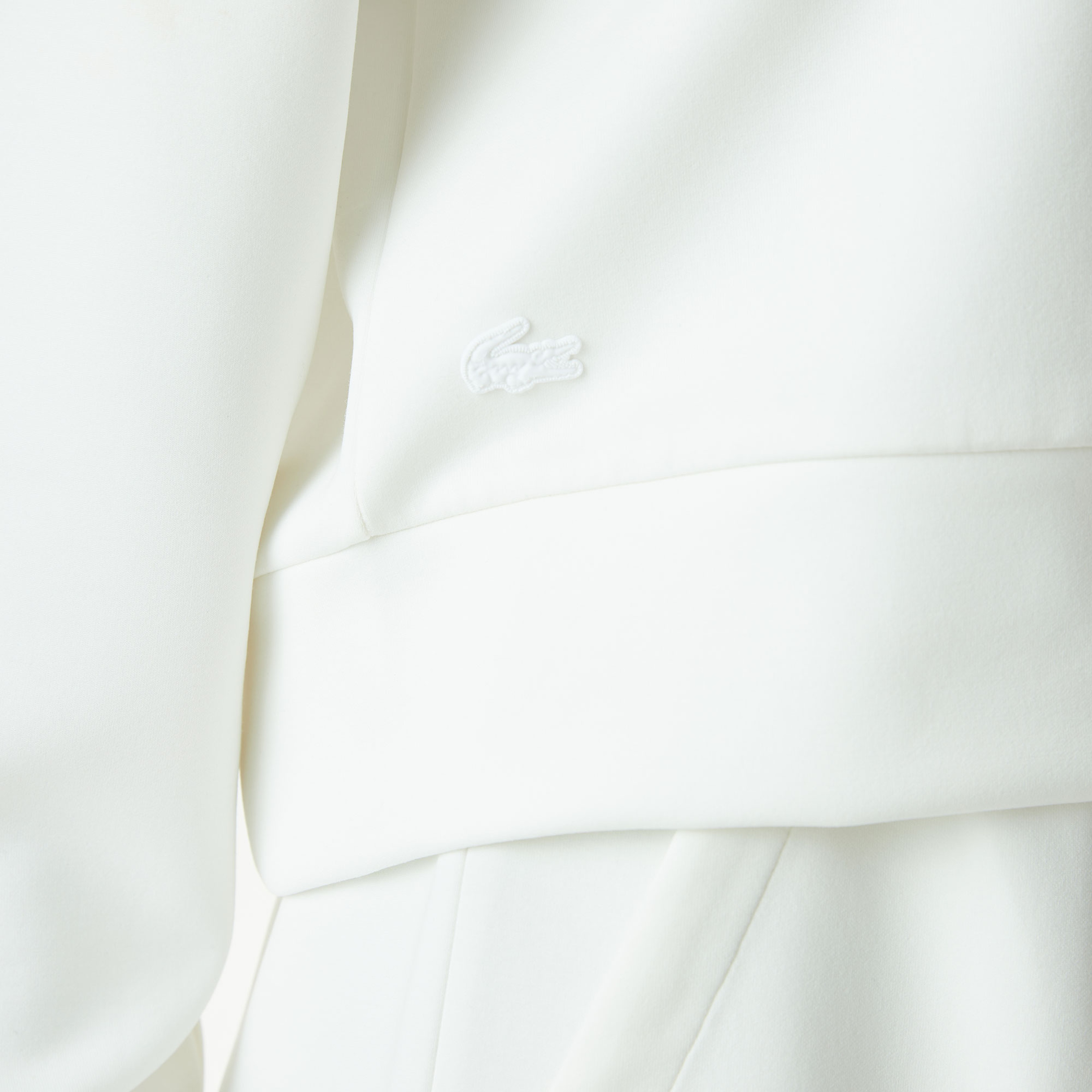 Kadın Relaxed Fit Kapüşonlu Baskılı Beyaz Sweatshirt