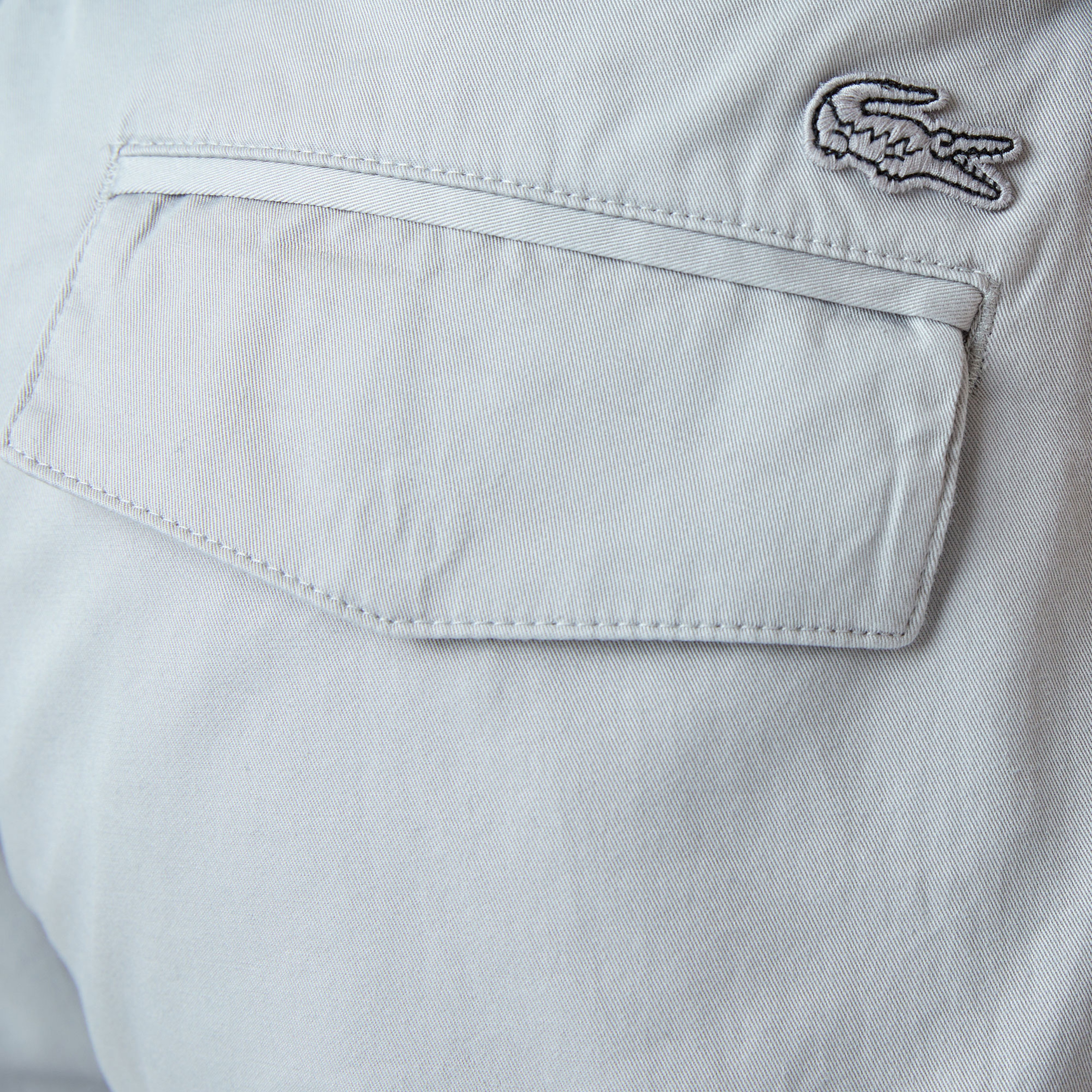 Erkek Tapered Fit Chino Gri Pantolon