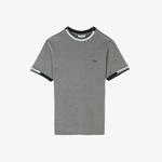Erkek Regular Fit Bisiklet Yaka Gri T-Shirt