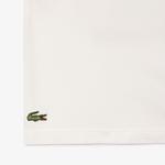 Unisex Classic Fit Bisiklet Yaka Baskılı Bej T-Shirt