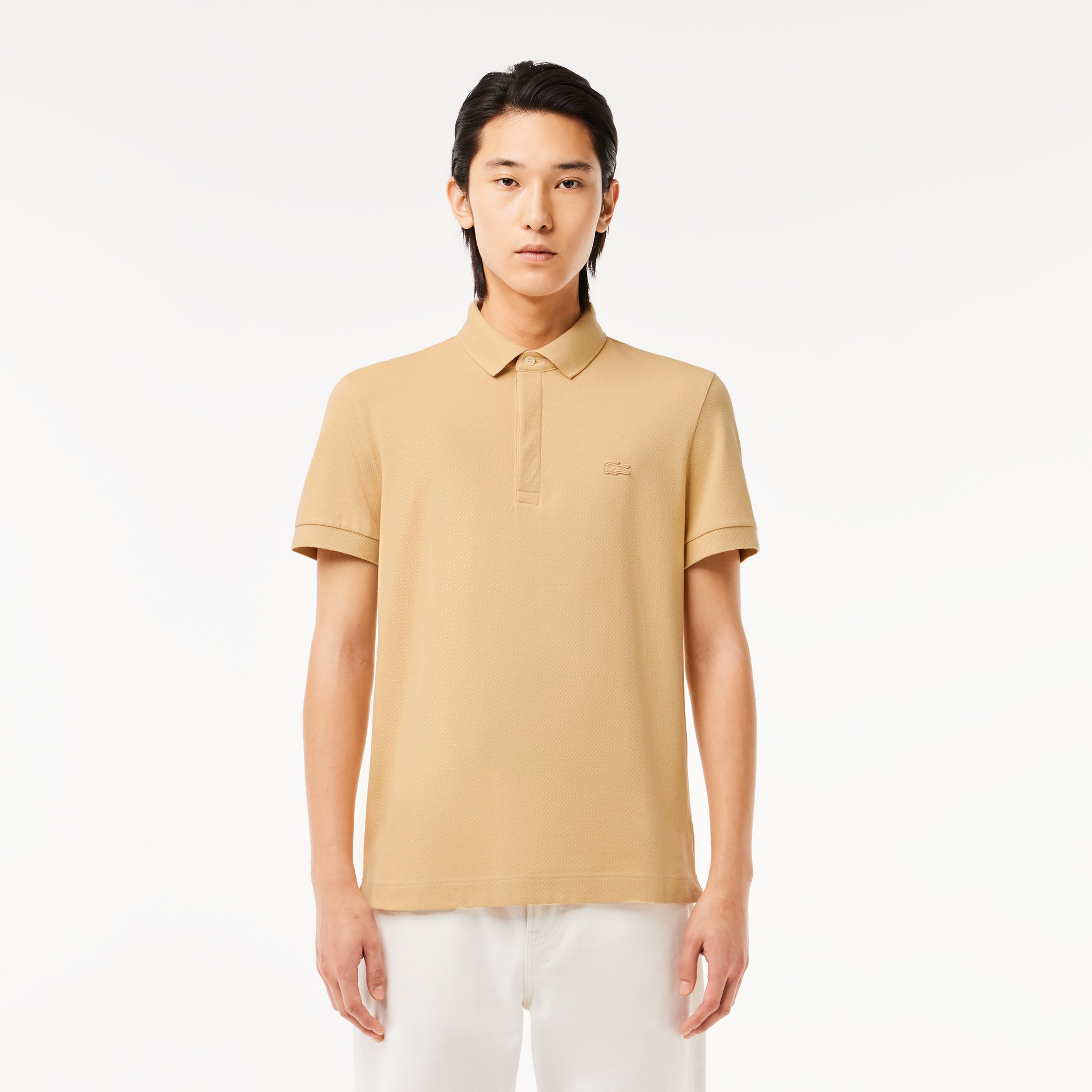 Erkek Regular Fit Paris Bej Polo