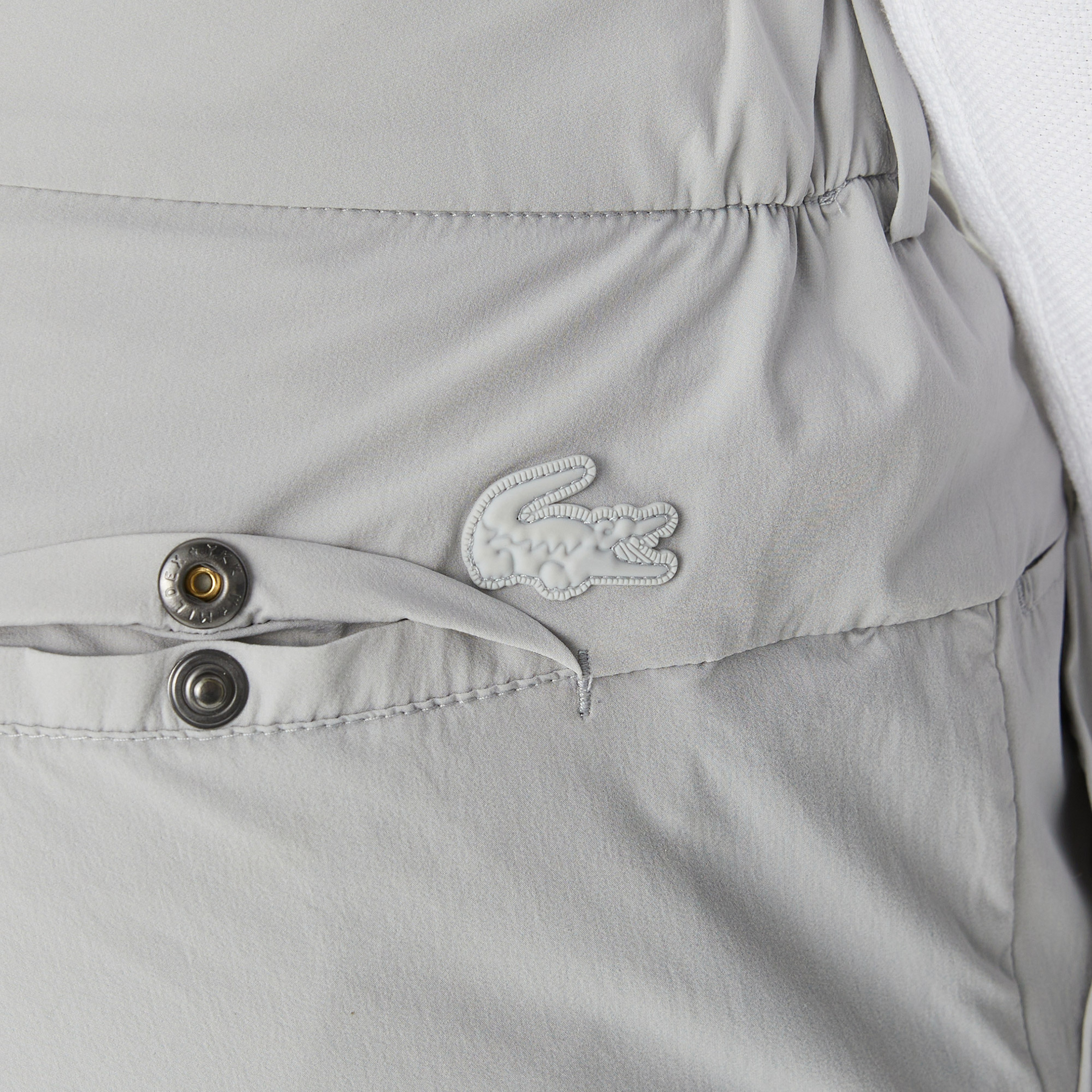 Erkek Slim Fit Gri Bermuda