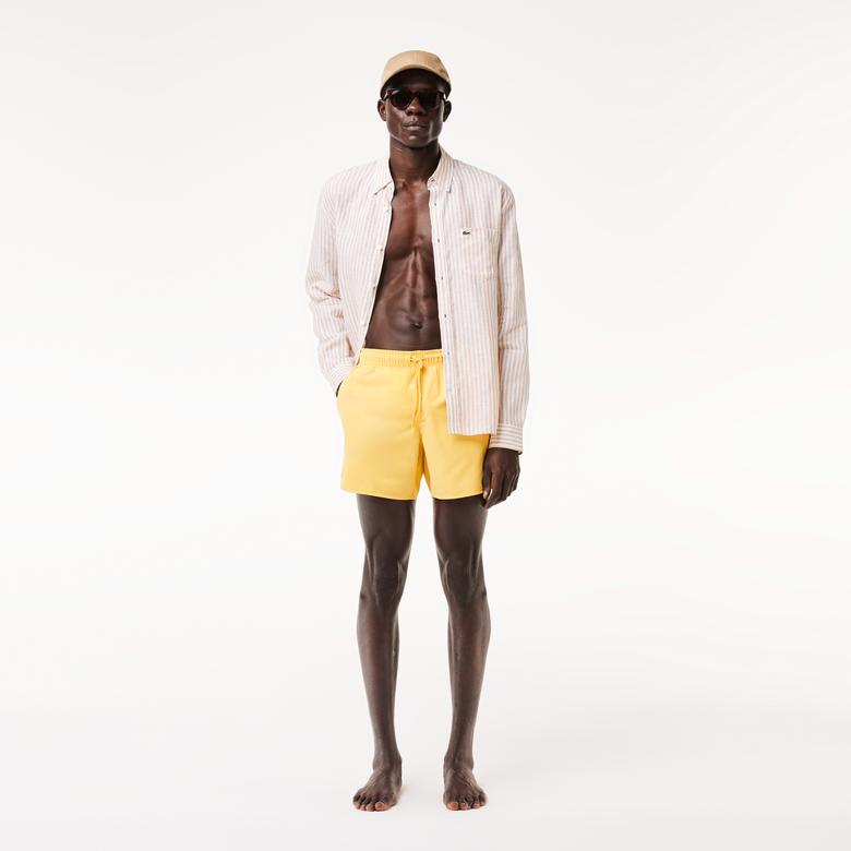 Lacoste Erkek Sarı Mayo Şort