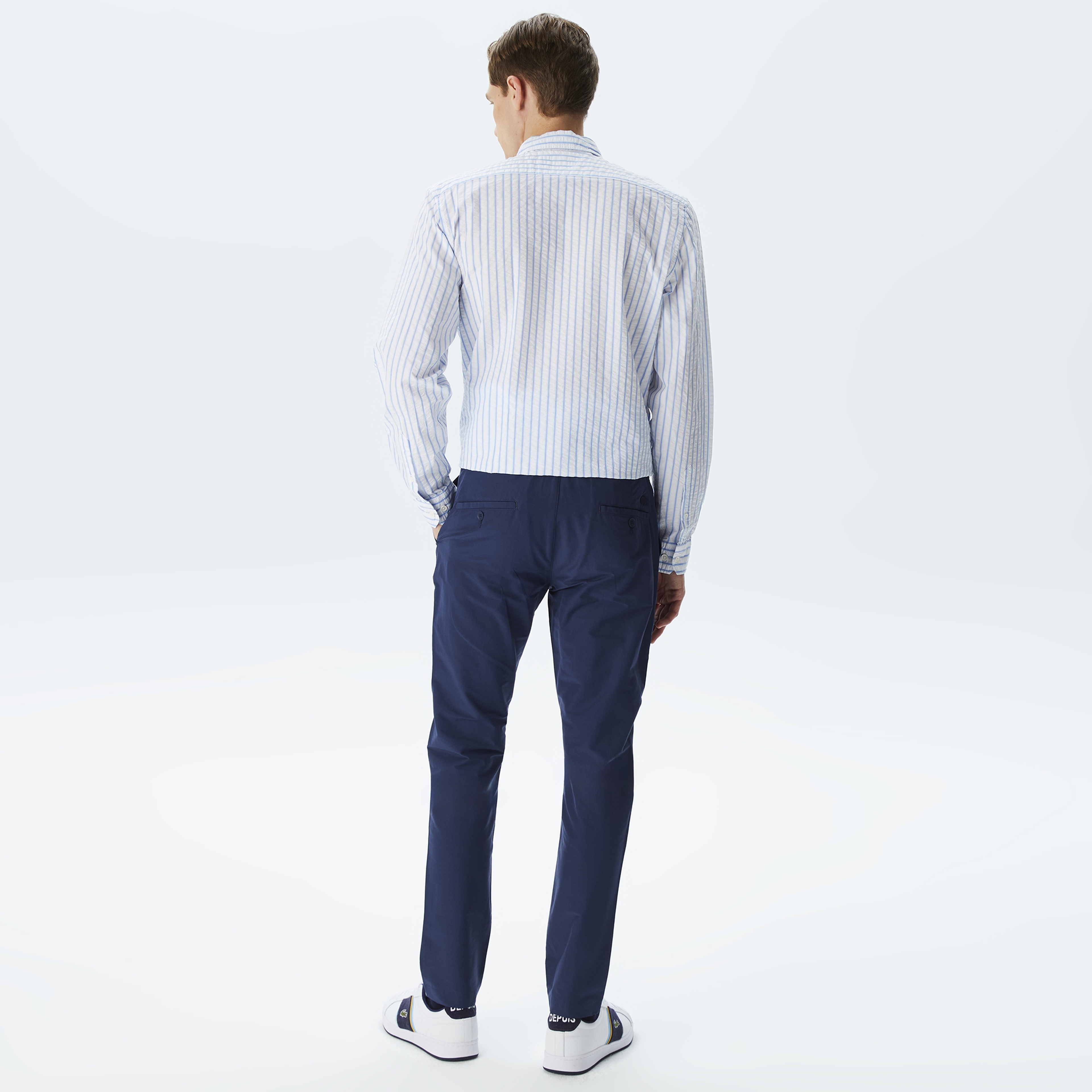 Erkek Tapered Fit Lacivert Pantolon
