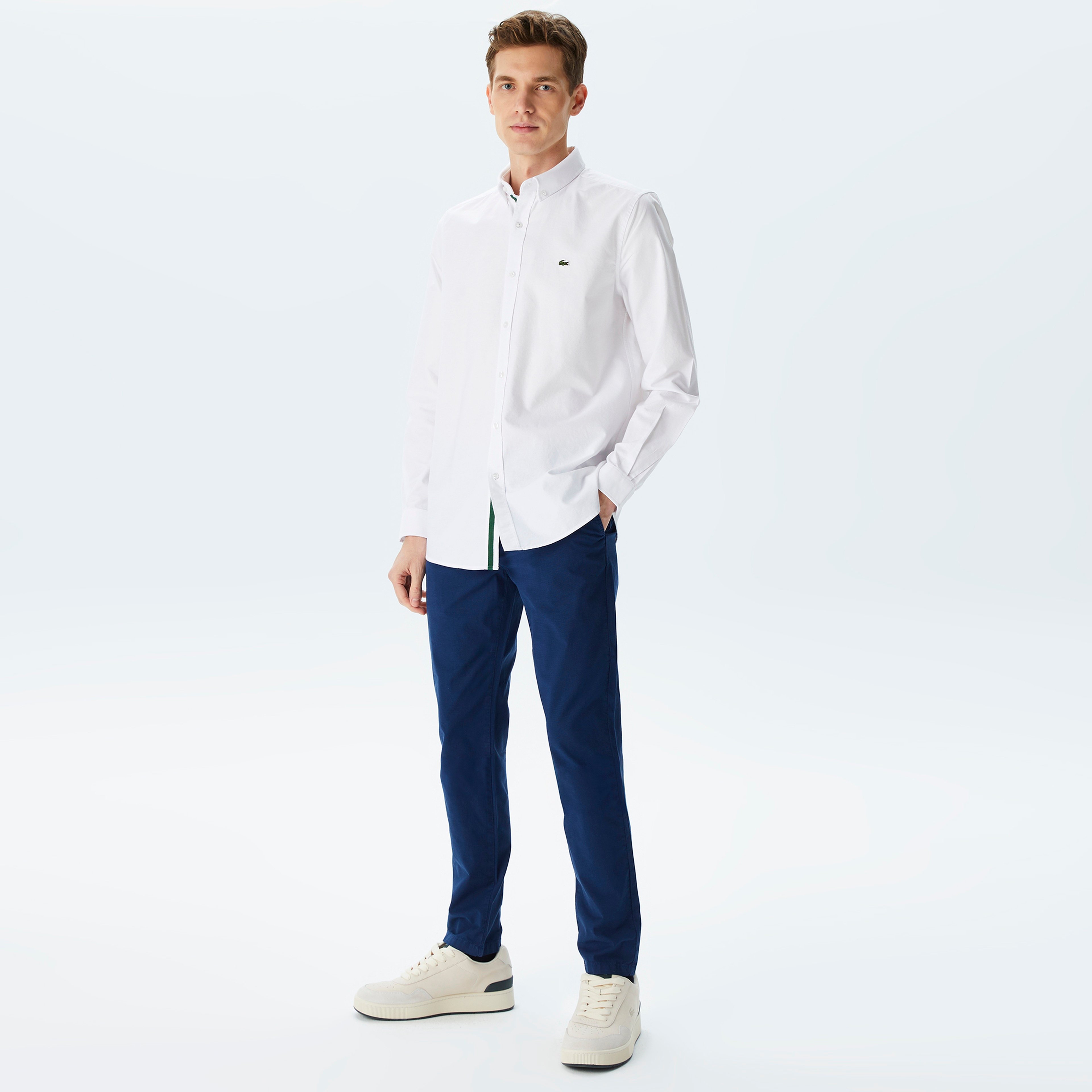 Erkek Slim Fit Lacivert Pantolon