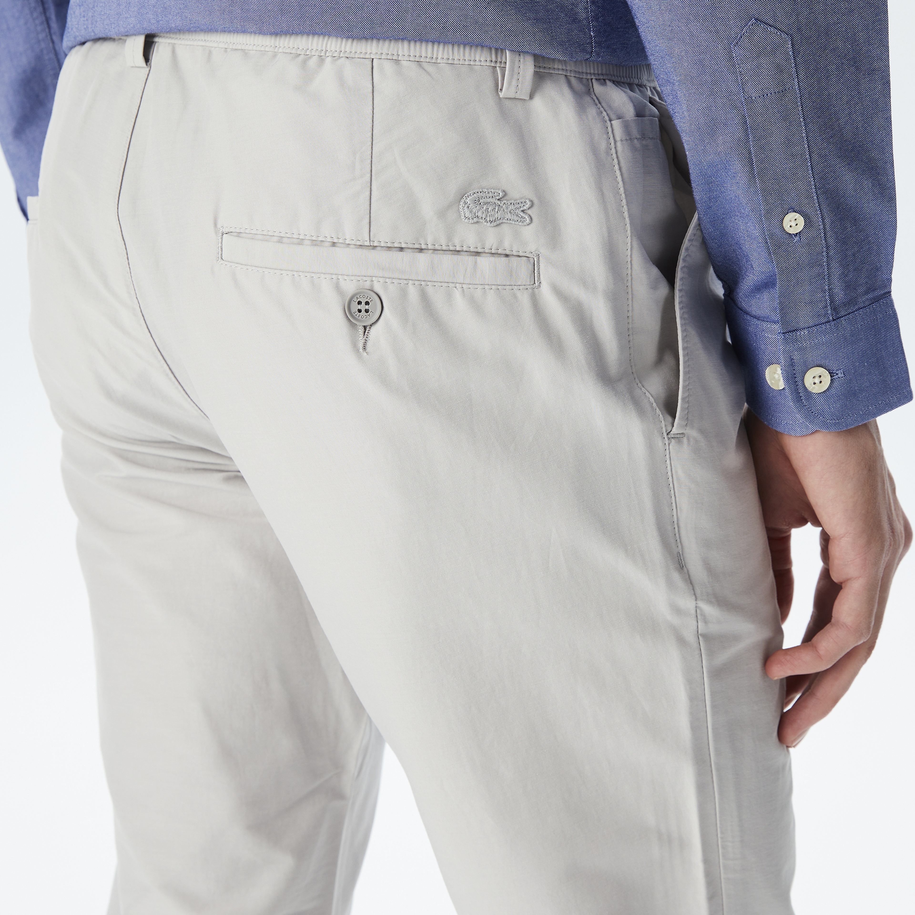 Erkek Tapered Fit Gri Pantolon