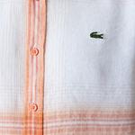 Erkek Regular Fit Ekose Turuncu Gömlek