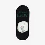 Erkek Baskılı Siyah Çorap