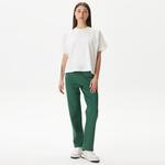 Kadın Loose Fit Bisiklet Yaka Beyaz T-Shirt