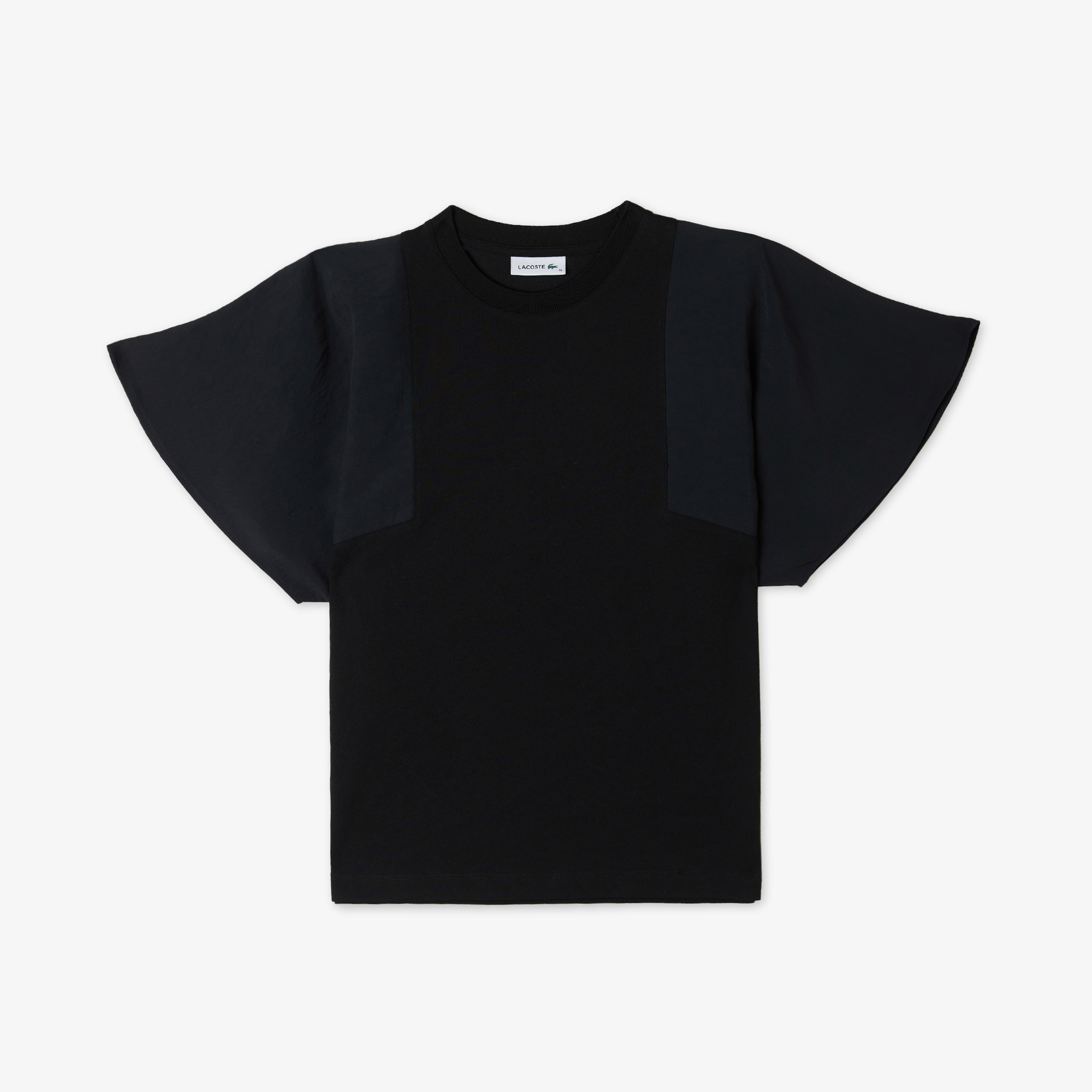 Kadın Loose Fit Bisiklet Yaka Siyah T-Shirt