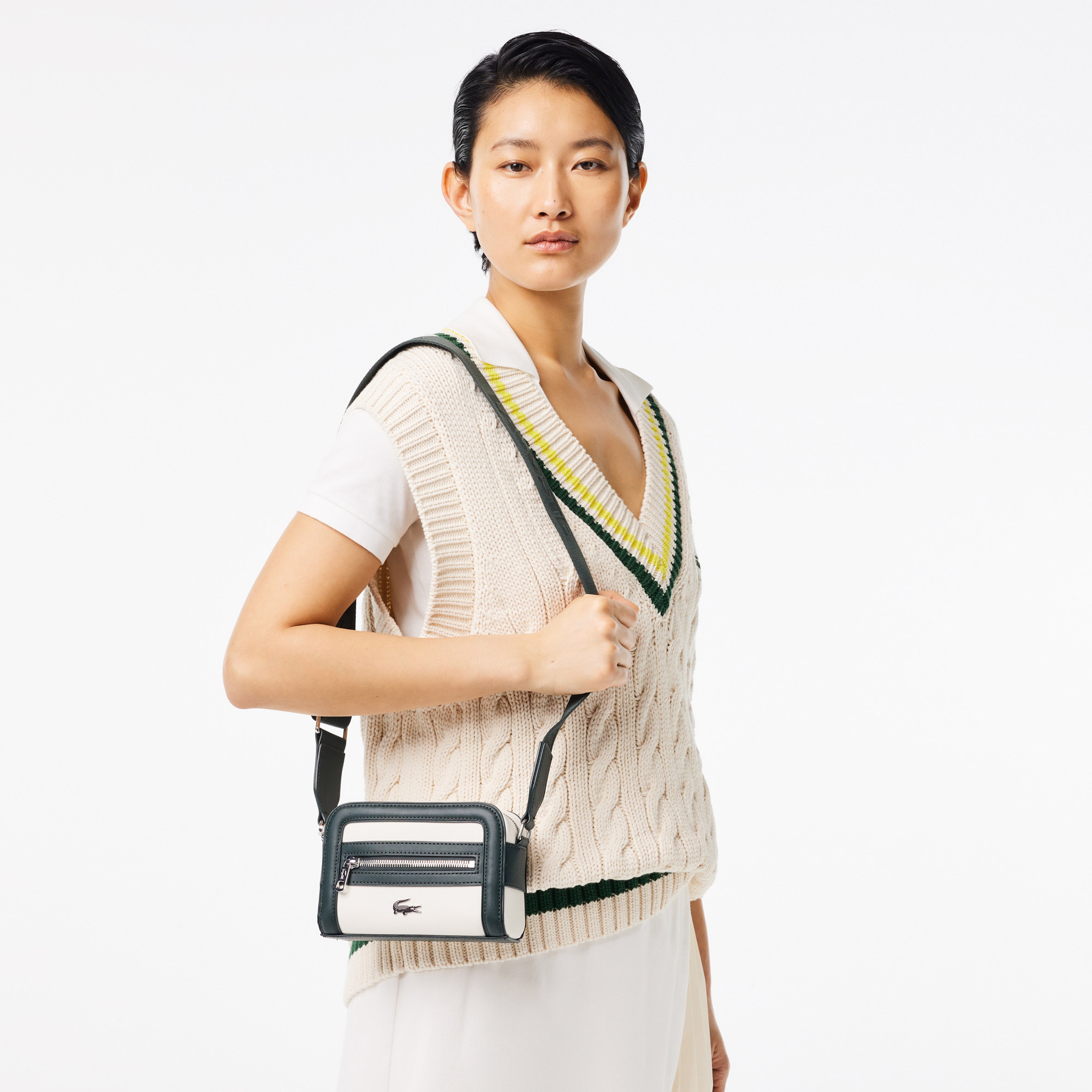 Kadın Beyaz Postacı Çantası