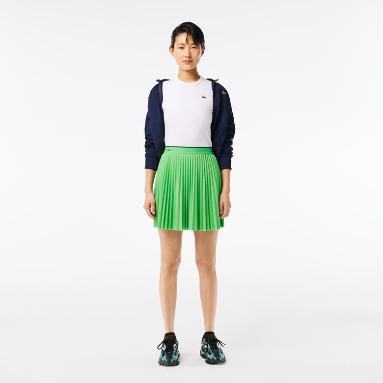 Kadın Slim Fit Bisiklet Yaka Beyaz T-Shirt