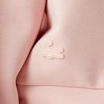 Kadın Relaxed Fit Kapüşonlu Baskılı Pembe Sweatshirt