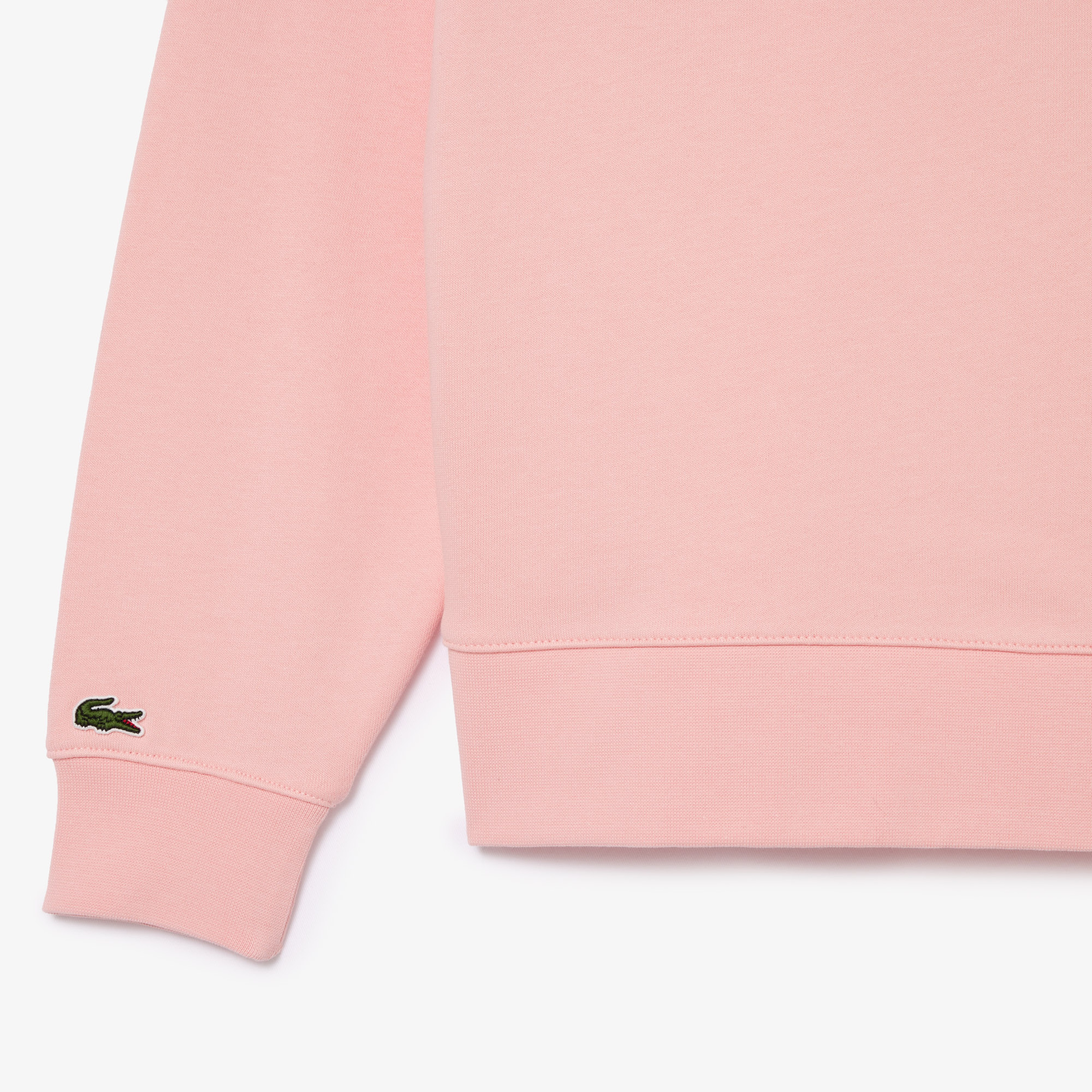 Kadın Polo Yaka Pembe Sweatshirt