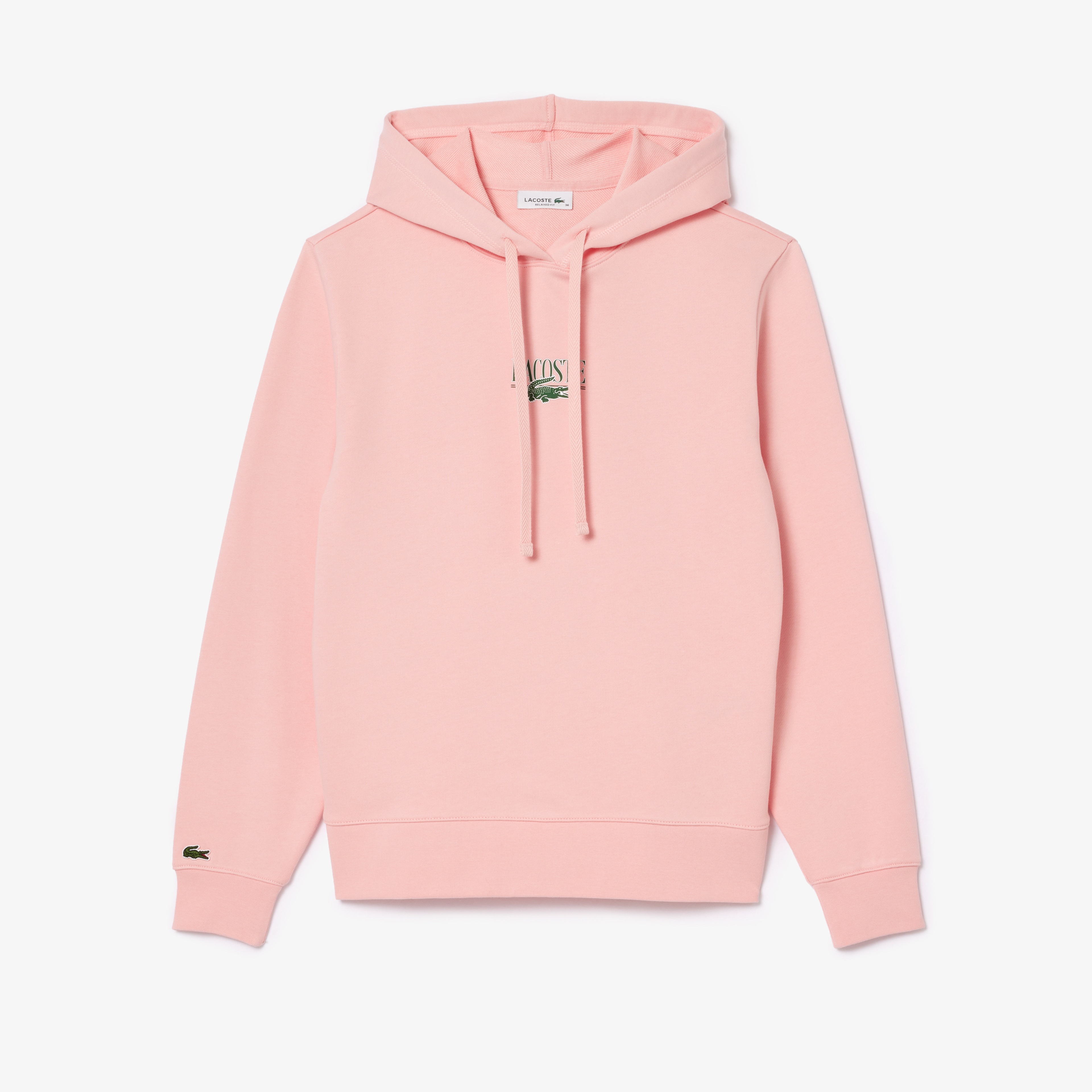 Kadın Polo Yaka Pembe Sweatshirt