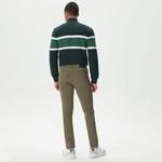 Erkek Slim Fit Haki Jean Pantolon