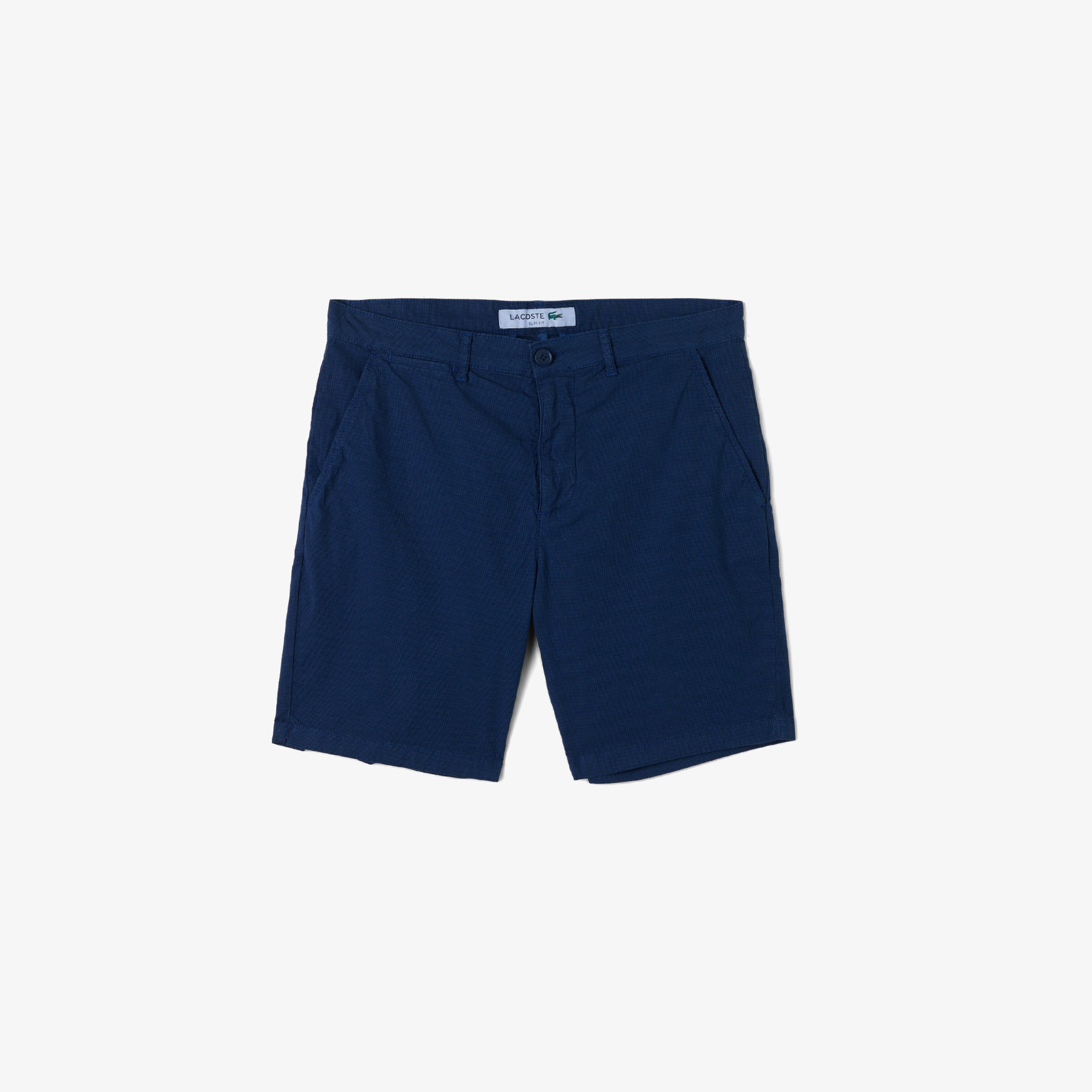 Erkek Slim Fit Lacivert Bermuda