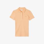 Kadın Slim Fit Turuncu Polo