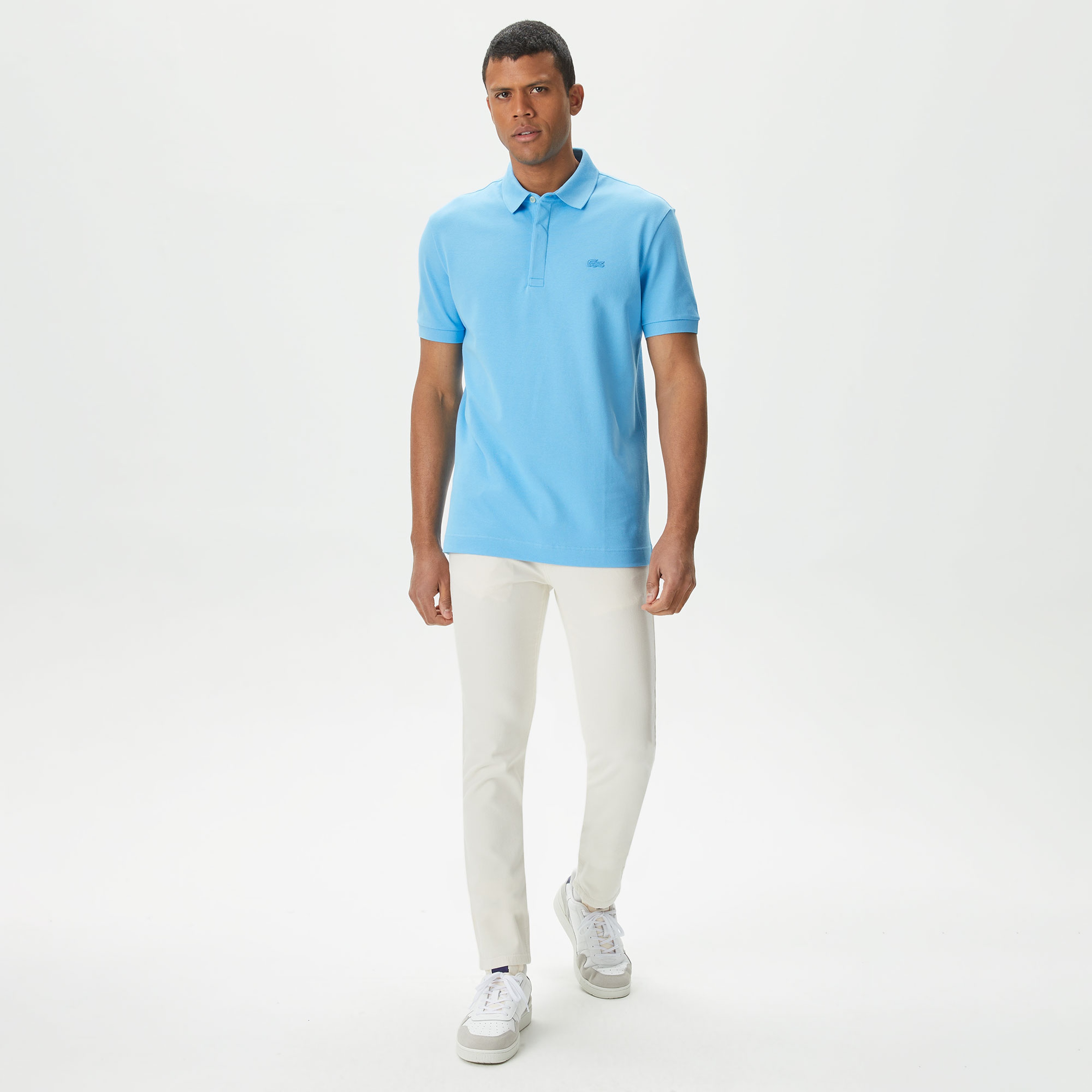 Erkek Regular Fit Paris Mavi Polo