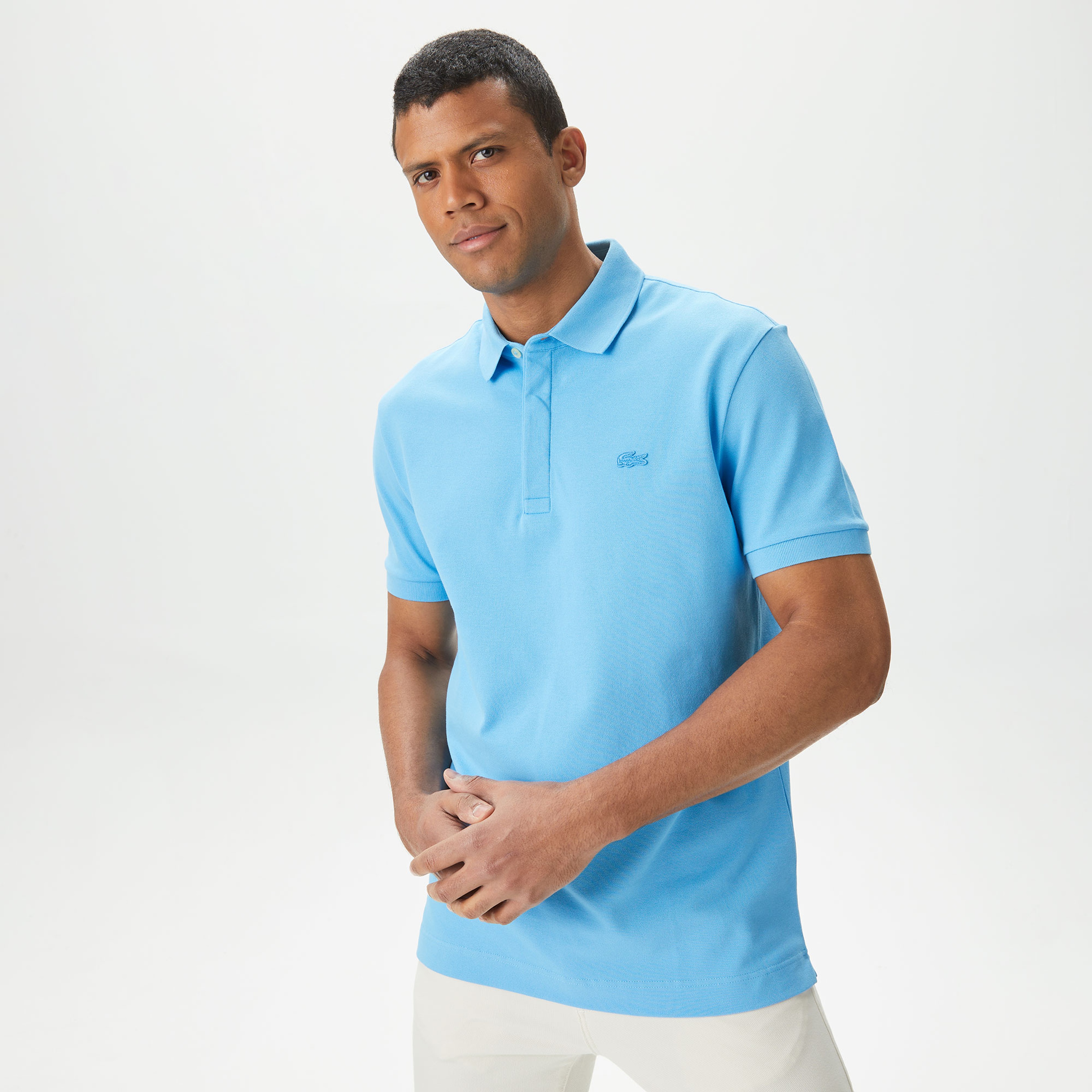Erkek Regular Fit Paris Mavi Polo