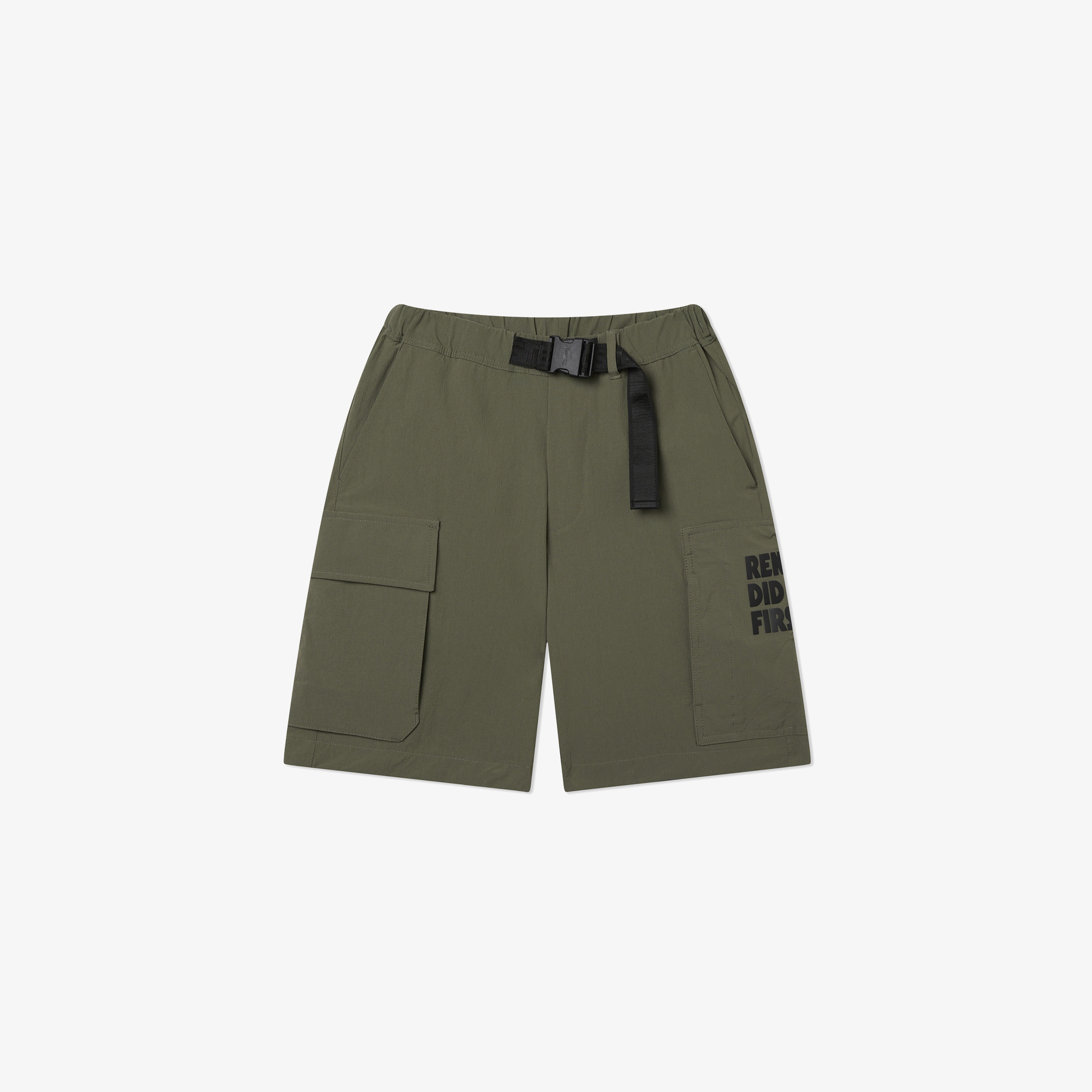 Erkek Relaxed Fit Haki Bermuda