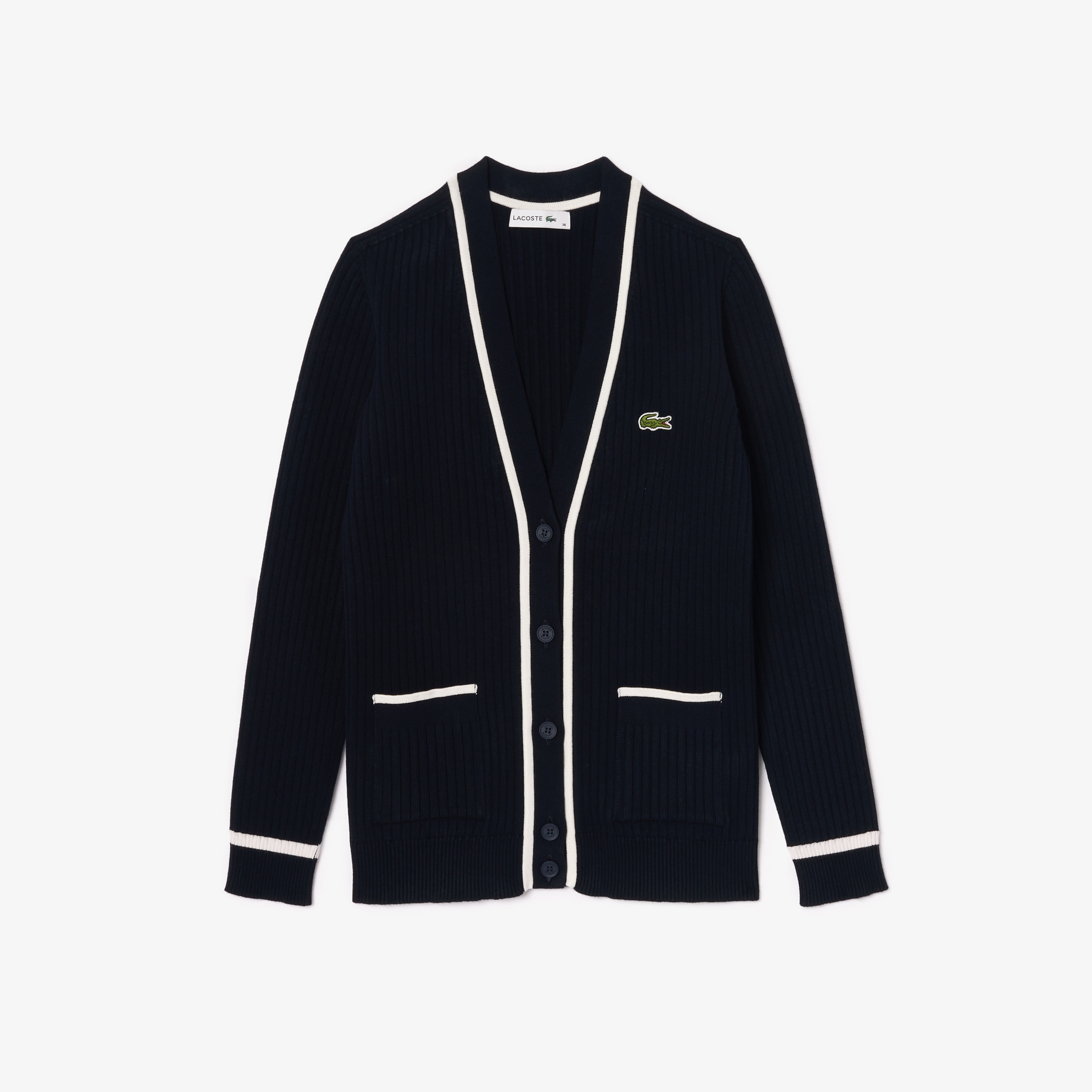 Kadın V Yaka Lacivert Hırka